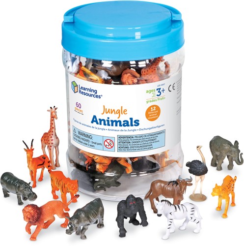 Learning Resources - Jungle Animal Counters (Set of 60)
