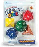 Learning Resources - Jumbo Foam Polyhedral Dice-3