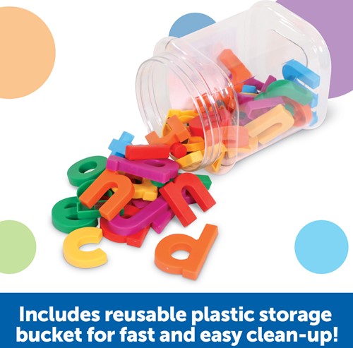 Learning Resources - Jumbo Lowercase Magnetic Letters, Set of 40-2