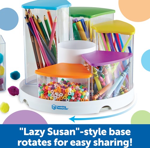 Learning Resources - Create-a-Space™ See-Thru Spinning Bins-3