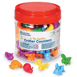 Learning Resources - In The Garden Critter Counters® (Set of 72)