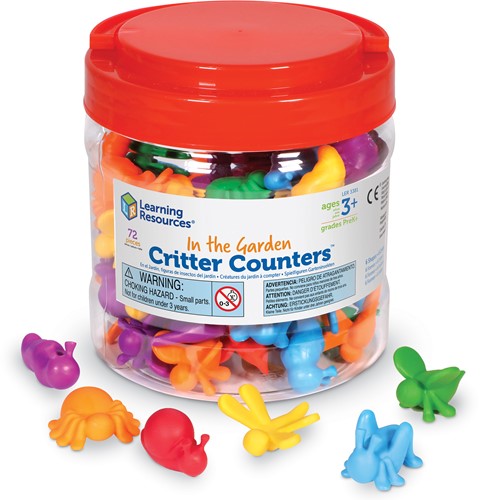 Learning Resources - In The Garden Critter Counters® (Set of 72)