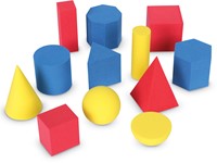 Learning Resources - Hands-On Soft™ Geometric Solids (Set of 12)-2