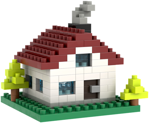 BRIXIES Postkaart Huis - 137 st-2