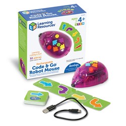 Learning Resources - Code & Go Mouse Activity Set - Rechargeable (Each)