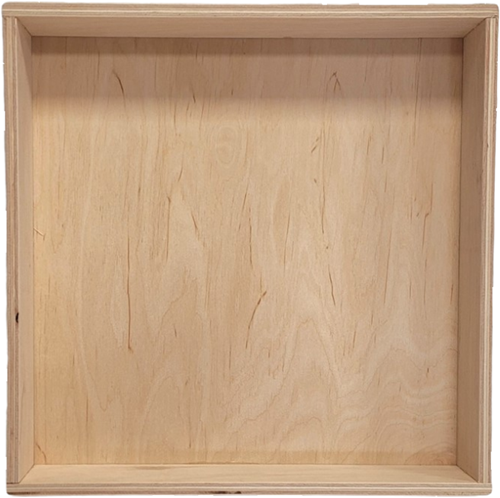 Houten speelbak (25x25x5 cm)-2