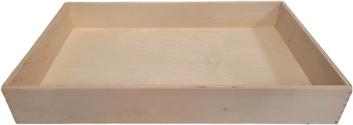 Houten speelbak (50x30x7 cm)
