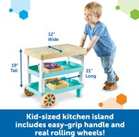 Learning Resources - New Sprouts® Prep 'n' Store Kitchen Island-3