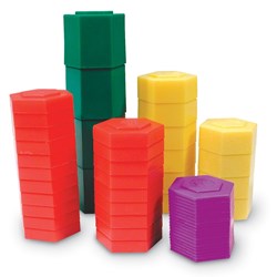 Learning Resources - Hexagram® Metric Weight Set (Set of 54)