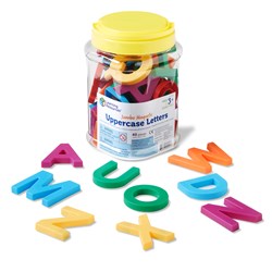 Learning Resources - Jumbo Uppercase Magnetic Letters, Set of 40