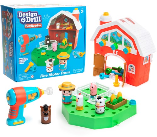 Learning Resources - Design & Drill® Bolt Buddies® Barn
