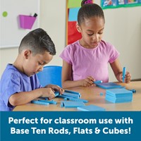 Learning Resources - Plastic Base Ten Rods (Set of 50)-2