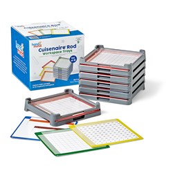 Learning Resources - Cuisenaire® Rod Workspace Trays, Set of 6