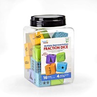 Learning Resources - Multiple Representation Fractions Dice, Set of 16-2