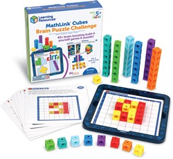Learning Resources - MathLink® Cubes Brain Puzzle Challenge