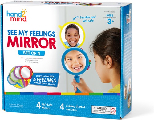 Learning Resources - See My Feelings Mirror, Set of 4-3