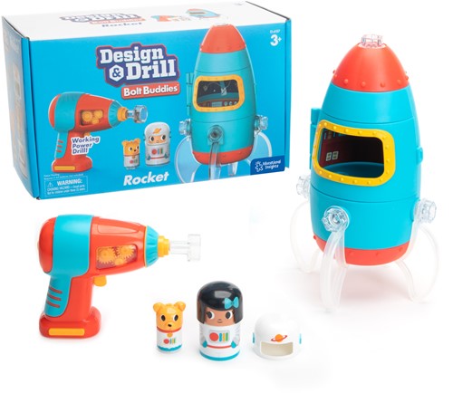 Learning Resources - Design & Drill® Bolt Buddies® Rocket