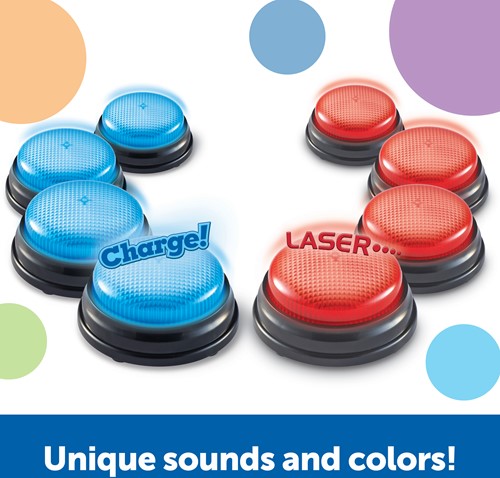 Learning Resources - Team Answer Buzzers (Set Of 8)-2