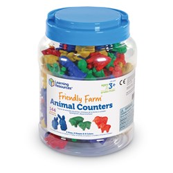 Learning Resources - Friendly Farm® Animal Counters (Set of 144)