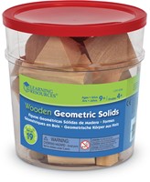 Learning Resources - Wooden Geometric Solids (Set of 19)-3