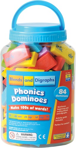 Learning Resources - Phonics Dominoes Blends & Digraphs