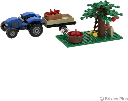 BRIXIES Plus Kleine tractor - 141 st-2