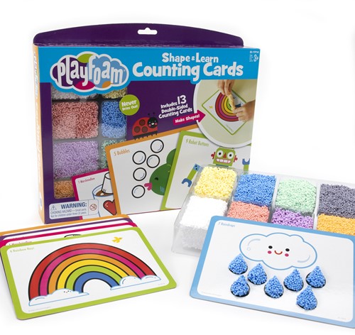 Learning Resources - Playfoam® Shape & Learn Counting Cards