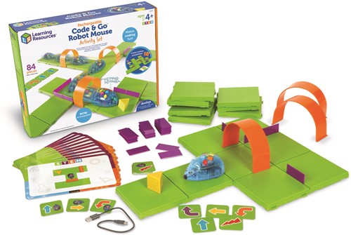 Learning Resources - Code & Go Mouse Activity Set - Rechargeable (Set)