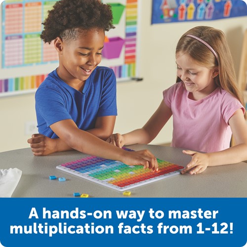 Learning Resources - Rainbow Multiplication Board-2