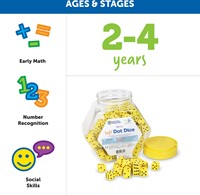Learning Resources - Soft Foam Dot Dice (Set of 200)-3
