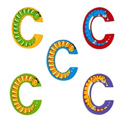 Lanka Kade - Hoofdletter C (assorti geleverd)