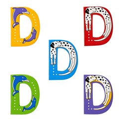Lanka Kade - Hoofdletter D (assorti geleverd)