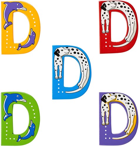 Lanka Kade - Hoofdletter D (assorti geleverd)