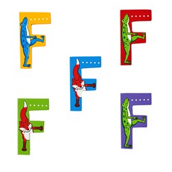 Lanka Kade - Hoofdletter F (assorti geleverd)