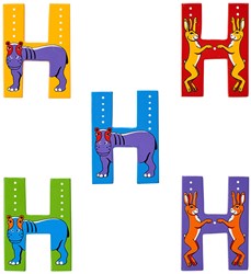 Lanka Kade - Hoofdletter H (assorti geleverd)