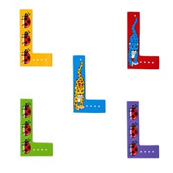Lanka Kade - Hoofdletter L (assorti geleverd)