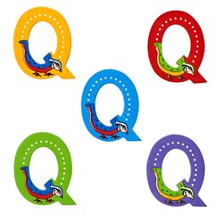 Lanka Kade - Hoofdletter Q (assorti geleverd)