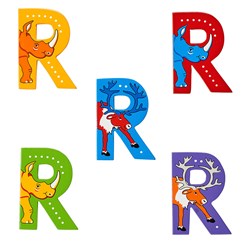 Lanka Kade - Hoofdletter R (assorti geleverd)