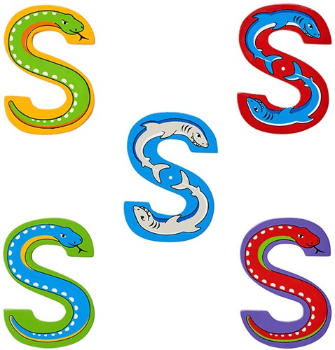 Lanka Kade - Hoofdletter S (assorti geleverd)