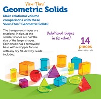 Learning Resources - View-Thru® Geometric Solids (Set of 14)-3