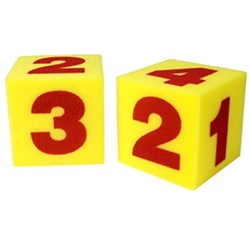 Learning Resources - Giant Soft Number Cubes (Set of 2)