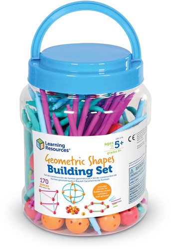 Learning Resources - Geometric Shapes Building Set-3
