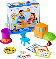 Learning Resources - Fox in the Box Positional Words Activity Set
