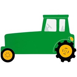 Lanka Kade - Naambord Groene Tractor (max. 6 letters)