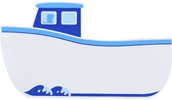 Lanka Kade - Naambord Witte Vissersboot (max. 6 letters)