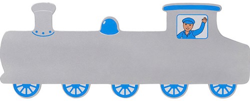 Lanka Kade - Naambord Lange Zilveren Trein(max. 9 letters)