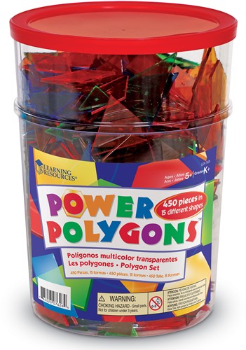 Learning Resources - Power Polygons™ (Set of 450)-3