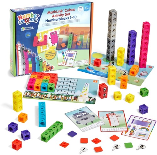 Learning Resources - MathLink® Cubes Numberblocks® 1-10 Activity Set