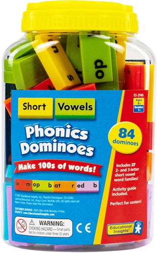 Learning Resources - Phonics Dominoes Short Vowel