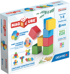 Geomag Magicube Recycled Creative Set 8-delig | Magnetisch speelgoed | 1-5 jaar